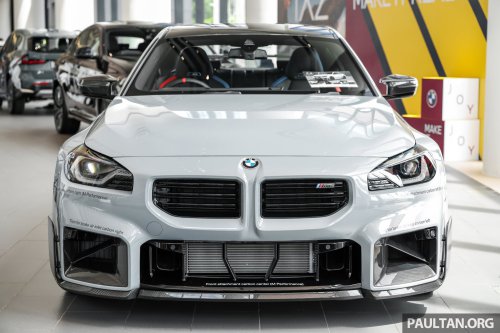2026 G87 BMW M2 M Performance parts in Malaysia – carbon-fibre exterior parts, titanium silencer; RM132k