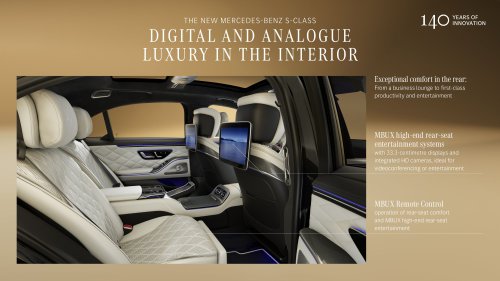 2026 Mercedes-Benz S-Class facelift – W223 gains MBUX Superscreen, flat-plane V8, trick suspension