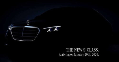 2026 Mercedes-Benz S-Class facelift teased – W223 with “i-damping”, flat-plane V8, Level 4 autonomy