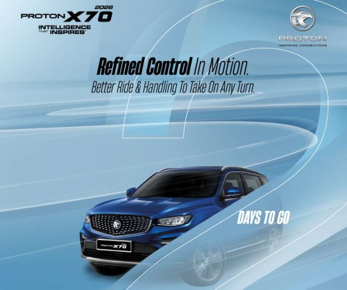 Proton, Proton X70, 2026 Proton X70 looks exactly the same, new 1.5L four-cylinder turbo engine – launching this Thursday