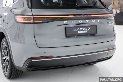 Proton eMas 7 PHEV open for booking – 3 variants, 2 battery choices, up to 996 km WLTP, RM110k-130k est