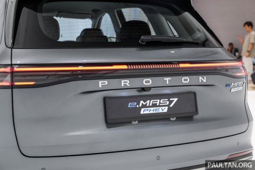 Proton eMas 7 PHEV open for booking – 3 variants, 2 battery choices, up to 996 km WLTP, RM110k-130k est