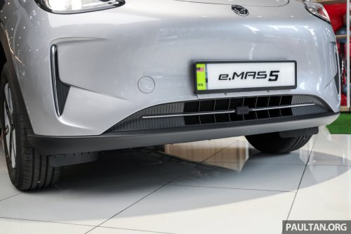 Proton eMas 5 Prime first images – 79 PS, 225 km WLTP range, halogens, steel wheels, no ADAS, RM57k