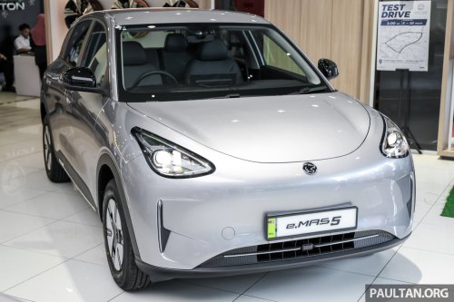 Proton eMas 5 Prime first images – 79 PS, 225 km WLTP range, halogens, steel wheels, no ADAS, RM57k