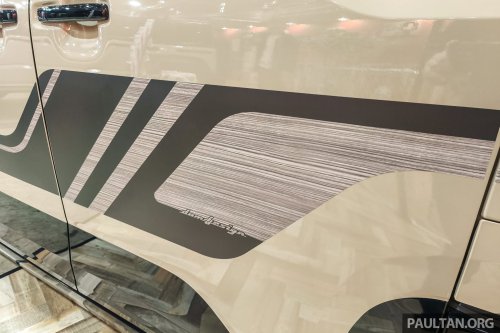 Mitsubishi Delica Mini x Dali with DAMD at Tokyo Auto Salon – classic Pajero face, retro-patterned upholstery