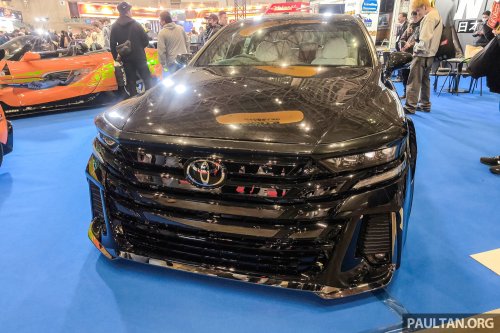 Lexus, NATS Vellfire Sedan at 2026 Tokyo Auto Salon – Lexus LS460 with Vellfire face and tail lamps, air suspension