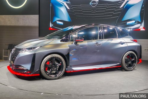 Nissan Aura Nismo RS concept at Tokyo Auto Salon – hot hatch with e-Power system from X-Trail Nismo