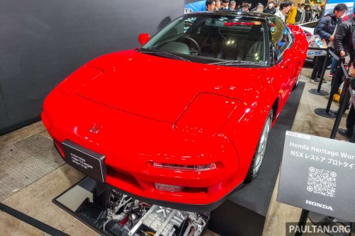 Honda, NSX, Honda Heritage Works showcases restored Honda NSX NA1 at TAS 2026 – new business launches April 1