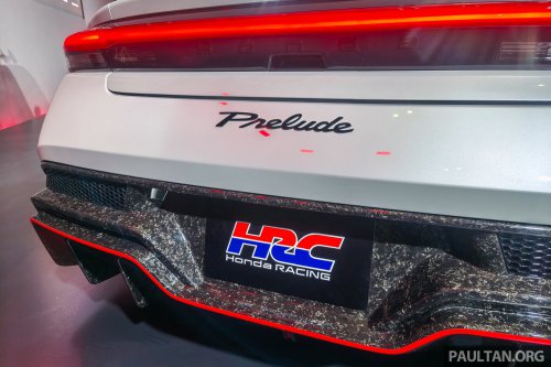 Honda Prelude HRC Concept shown at Tokyo Auto Salon 2026 – coupé gets big wing, carbon-fibre parts