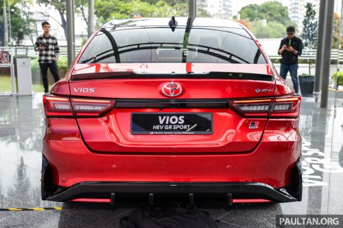 Toyota Vios Hybrid in Malaysia – 111 PS, 27.8 km/l, CKD battery, HEV and GR Sport, RM104k to RM110k