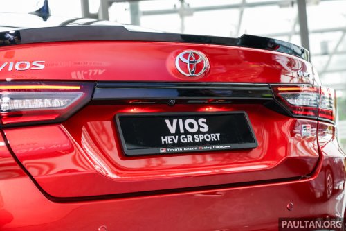 Toyota Vios Hybrid in Malaysia – 111 PS, 27.8 km/l, CKD battery, HEV and GR Sport, RM104k to RM110k