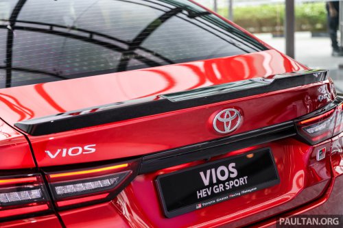 Toyota Vios Hybrid in Malaysia – 111 PS, 27.8 km/l, CKD battery, HEV and GR Sport, RM104k to RM110k