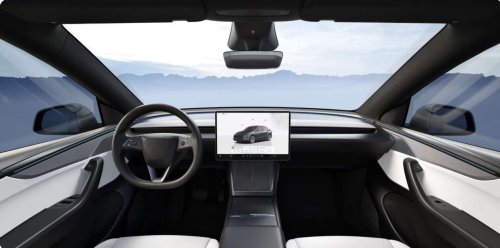 2026 Tesla Model Y in China updated to get larger 16-inch screen, black headlining from 6-seater Model Y L