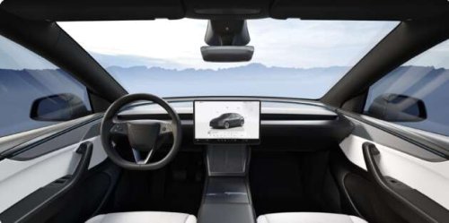 2026 Tesla Model Y in China updated to get larger 16-inch screen, black headlining from 6-seater Model Y L