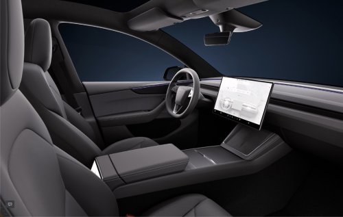 2026 Tesla Model Y in China updated to get larger 16-inch screen, black headlining from 6-seater Model Y L