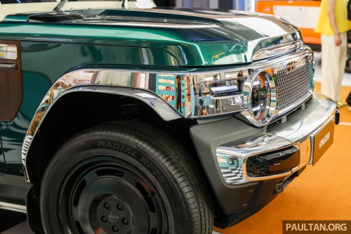 2026 iCaur V23 Retro Edition pack in Malaysia – chrome exterior trim; RM18,888 for first 88 customers