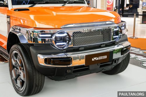 2026 iCaur V23 Retro Edition pack in Malaysia – chrome exterior trim; RM18,888 for first 88 customers