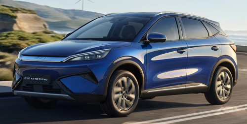 BYD, RWD, AWD, BYD Atto 3 Evo unveiled for Europe – switches to RWD, 800V, 74.8 kWh, up to 510 km WLTP; 449 PS AWD