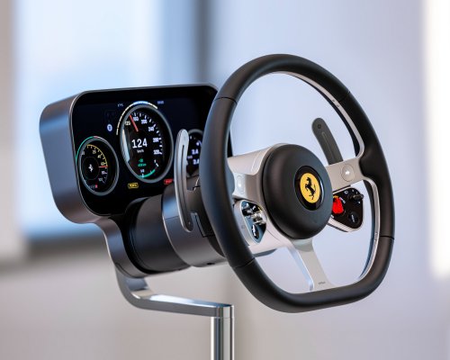 Ferrari Luce – brand’s first EV gets a name; interior designed by ex-Apple Jony Ive shown ahead of debut