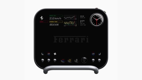 Touchscreens are the wrong tech for main car controls – Ferrari Luce interior, ex-Apple designer Jony Ive