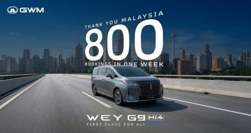 GWM, PHEV, GWM Wey G9 Hi4 PHEV – 800 bookings for RM269,800 MPV in the first week following its Malaysian launch