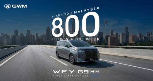 GWM, PHEV, GWM Wey G9 Hi4 PHEV – 800 bookings for RM269,800 MPV in the first week following its Malaysian launch