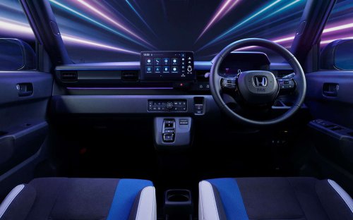 Honda, Honda Super-One more details – Boost Violet Pearl colour, 15-inch wheels, 8 Bose speakers