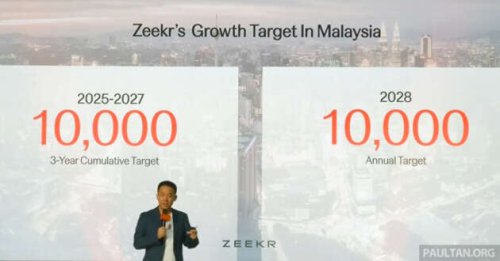 Zeekr Malaysia sold 2,560 units in 2025, aiming for 10k by 2028 – big growth powered by CKD 7X in late-2027?