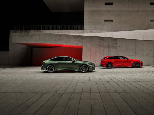 2026 Audi RS5 – 639 PS PHEV über sedan/wagon; 0-100 km/h 3.6 secs, 84 km EV range, up to 2,370 kg