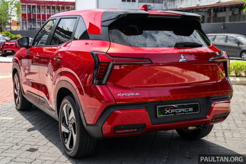 2026 Mitsubishi Xforce launched in Malaysia – CKD; 1.5L NA; priced fr RM110k; RM5k rebate until April 12