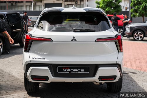 2026 Mitsubishi Xforce launched in Malaysia – CKD; 1.5L NA; priced fr RM110k; RM5k rebate until April 12
