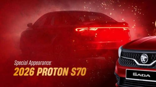 2026 Proton S70 teased – 1.5T i-GT 4-cyl sedan on display in showrooms Feb 7-8, NA version also?