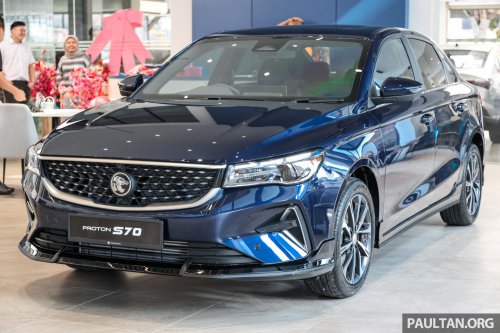 2026 Proton S70 facelift – new 1.5T i-GT 4-cyl, AACP, first look at the Flagship and Flagship X variants