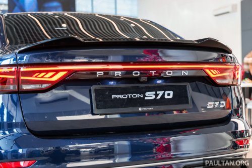2026 Proton S70 facelift – new 1.5T i-GT 4-cyl, AACP, first look at the Flagship and Flagship X variants
