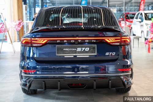 2026 Proton S70 facelift – new 1.5T i-GT 4-cyl, AACP, first look at the Flagship and Flagship X variants