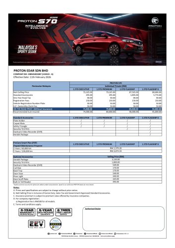 2026 Proton S70 MC1 launched – new 1.5T i-GT 4-cyl, 0-100 km/h 7.5 secs, new bodykit, fr. RM69k to RM90k