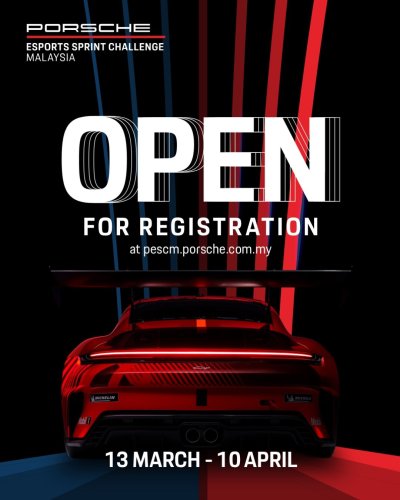 Porsche, Porsche Esports Sprint Challenge Malaysia 2026 – registrations open, all-female category added this year