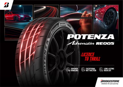 Bridgestone Potenza Adrenalin RE005 makes regional debut in Thailand – EV-ready; coming to APAC markets