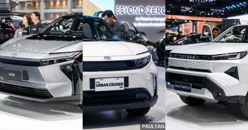 Toyota, Toyota Urban Cruiser, Toyota Hilux, Toyota bZ4X, Toyota EV prices in Malaysia leaked before launch – Urban Cruiser RM198k, Hilux RM226k, bZ4X RM220k