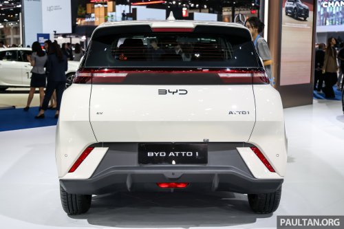 BYD Atto 1 launched in Thailand – brand’s cheapest EV; 75 PS, up to 304 km WLTP; priced from RM52k