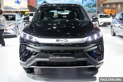 2026 BYD Sealion 5 DM-i – 1.5L petrol PHEV, 18.3 kWh battery, 95 km WLTP EV range; from RM93k in Thailand