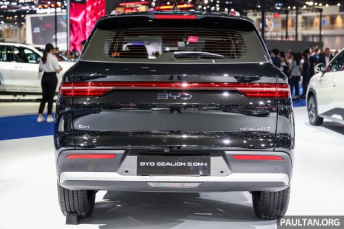 2026 BYD Sealion 5 DM-i – 1.5L petrol PHEV, 18.3 kWh battery, 95 km WLTP EV range; from RM93k in Thailand