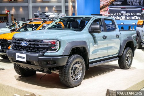 Ford Ranger Super Duty in Bangkok – toughened work truck, 209 PS/600 Nm 3.0L TD V6; RM196k in Thailand