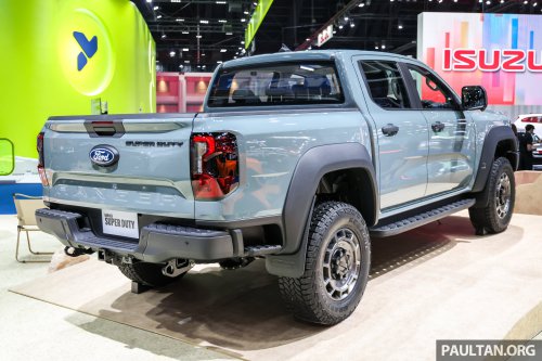 Ford Ranger Super Duty in Bangkok – toughened work truck, 209 PS/600 Nm 3.0L TD V6; RM196k in Thailand