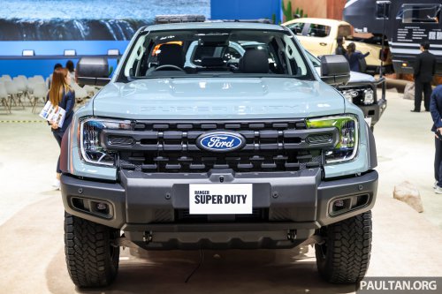 Ford Ranger Super Duty in Bangkok – toughened work truck, 209 PS/600 Nm 3.0L TD V6; RM196k in Thailand