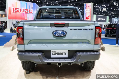 Ford Ranger Super Duty in Bangkok – toughened work truck, 209 PS/600 Nm 3.0L TD V6; RM196k in Thailand