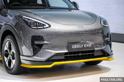 Geely EX2 bodykit shown in Thailand – the Proton eMas 5 EV twin gets dressed up in various styles