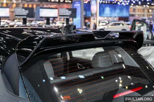 Geely EX2 bodykit shown in Thailand – the Proton eMas 5 EV twin gets dressed up in various styles