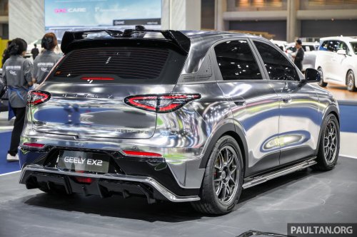 Geely, Proton, Geely EX2 bodykit shown in Thailand – the Proton eMas 5 EV twin gets dressed up in various styles