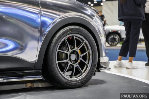Geely EX2 bodykit shown in Thailand – the Proton eMas 5 EV twin gets dressed up in various styles